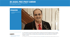 Desktop Screenshot of drsamdani.com